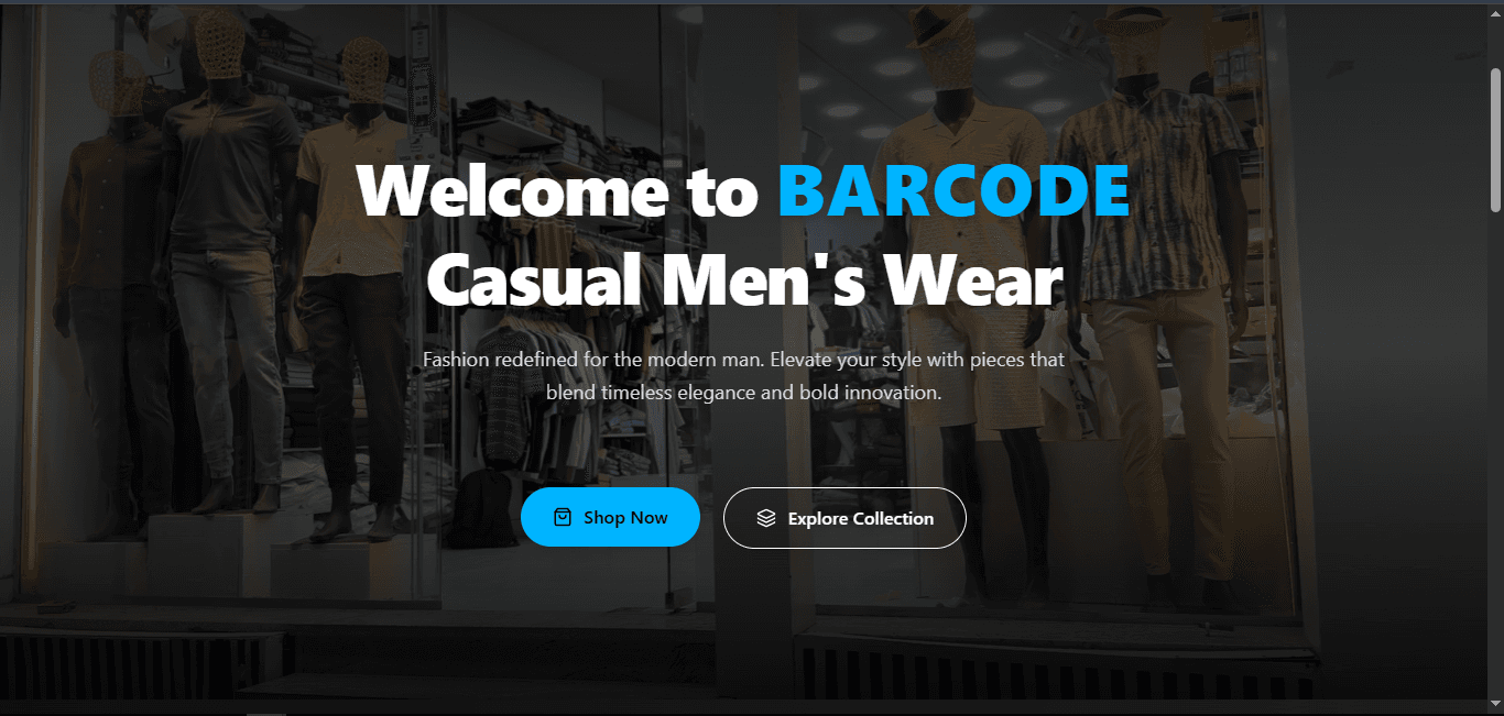 Barcode Store – E-commerce Platform